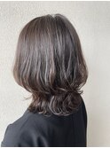 レイヤーボブ外ハネパーマ
