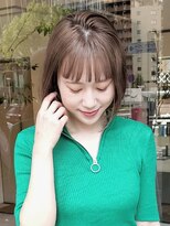 ヘアーアイスカルテット(HAIR ICI QUARTET) 大人可愛いブリーチなし透明感ミルクティーベージュカラー