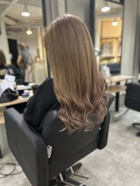 ラフ 難波店(LAFF)&nbsp;#黒髪#ボブルフ#ネビージュ#小顔#ワンレン