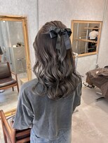 アソビ(Asobi)&nbsp;巻きハーフアップ