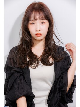 リュンヌ 門前仲町(lune) ☆小顔効果カット インナーカラー グレーベージュ 髪質改善 韓国