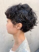 レジュアル(RESSUAL) アンブレラカラーこなれミディイメチェンウェーブパーマ前髪