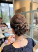 **お呼ばれヘアセット**