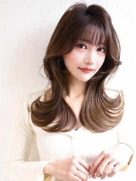 ボヌール オオサカ(Bonheur OSAKA) 【大阪梅田】韓国風ミディアムレイヤースタイル