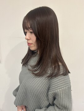 キキ(kiki) 【shiori】艶カラーチョコレートブラウン