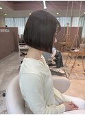 ミニボブ × モカグレージュ