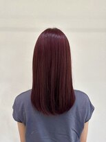 アン アオヤマ(Ann AOYAMA)&nbsp;ブリーチなしダブルカラー/ワインレッド