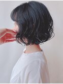 【morio 原宿】ニュアンスボブパーマ　外国人風パーマ
