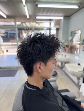 ワンリンク(One Link) 【ツイストスパイラルパーマ×ツーブロック】