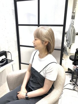 イーズ バイ インス(Yeeee.s by INCE) 白髪ぼかし/白髪改善カラー/ショート/透明感カラー/脱白髪染め