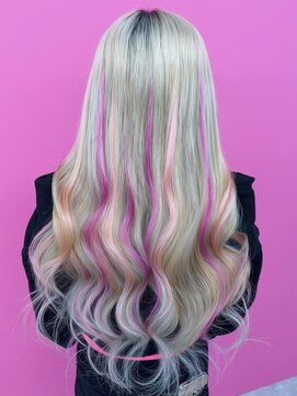 ロサ ファイブヘアー(Rosa..5Hair) オーダーピンクメッシュ