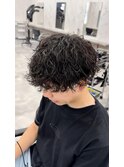 【KAZUKI】波巻きパーマ　マッシュパーマ　メンズパーマ