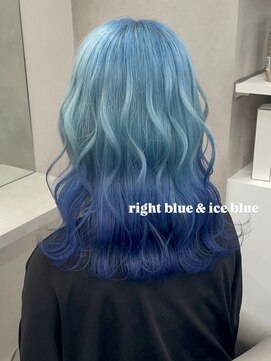 ベレーザ 渋谷(BELEZA) 16358ブリーチ＆ダブルカラー渋谷エンドカラーラウンドバング