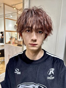 ディーバ 池袋東口(D.I.E.V.A) メンズマッシュウルフ×ウェーブパーマ