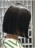 天神大名今泉韓国風ボブくびれレイヤー小顔透明感カラー艶感ヘア