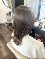 スタイル 皆実店(STYLE) オリーブベージュ/ミディアム/トリートメント/髪質改善/
