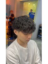 刈部倶楽舞&nbsp;ツイストスパイラルパーマ/メンズパーマ