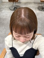 シェノン 奈良橿原店(CHAINON) 艶×柔らかさ重視のハニーブラウンカラー