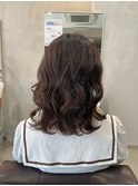 コテ巻き×ミディアムレイヤーレイヤーパーマフェアリーレイヤー