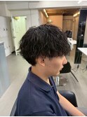 メンズマッシュ　ツイストスパイラルパーマ