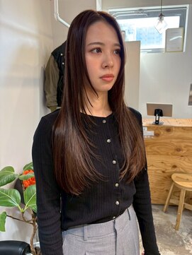  fit stand 千葉/ショートボブ/カット/パーマ/ダブルカラー/トリートメント/縮毛矯正 イメチェン/ピンクベージュ/アンブレラカラー[千葉]