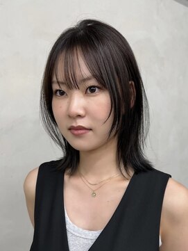 ニコ トウキョウ(nico TOKYO) レイヤーボブハッシュボブ顔周りレイヤーグレージュ原宿表参道