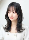 美髪◎髪質改善グレージュカラーロングヘア20代