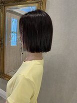 リノ カルバリ(Lino Calbari)&nbsp;タッセルボブ×バイオレットブラウン
