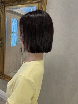 リノ カルバリ(Lino Calbari) タッセルボブ×バイオレットブラウン
