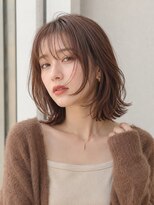 ワゴンバイアフロート(Wagon by afloat)&nbsp;ミディアム/ナチュラルウルフ/シースルーバング20代30代40代池袋
