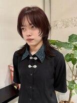 クリアーオブヘアー 栄南店(CLEAR of hair)&nbsp;ウルフカット×赤髪/RIHO