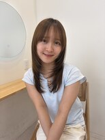 ハニー 町田(HONEY) ミディアムレイヤー/フェイスレイヤー/ベージュカラー