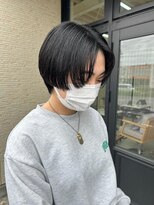 リッツ 岡崎緑ヶ丘店(Ritz)&nbsp;黒髪ショート_ラインショート_ハンサムショート_R81026