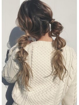 モホーク(MOHAWK) 【MOAHWK】クシュっとルーズアレンジ