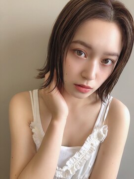 エマエコル(Emma ecole) Emma ecole イメチェン!夏にオススメ鎖骨ショート by.mai