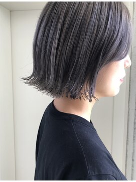 ヘアーデザイン シュシュ(hair design Chou Chou by Yone) ☆chouchou☆ミニボブ×グレージュ
