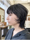 黒髪ウルフ