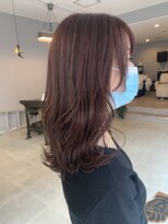 ヘアーアンドビューティーザ エフ(Hair Beauty the F)&nbsp;ボルドー＿レッドブラウン＿透け感カラー＿60
