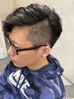 ヘアメイクガーデン(HairMake GARDEN) men'sパーマ×アシンメトリースタイル