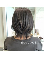 ファイブボックスヘアー 広島(five vox hair)&nbsp;大人ショート　ウルフボブ　ウルフレイヤー