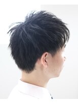 ウィスカーヘアー(whisker hair)&nbsp;ビジネススタイル　アップバングシュート