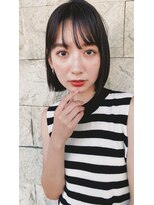 フラミューム たまプラーザ(flammeum)&nbsp;ミニボブ×透けバング【たまプラーザ】