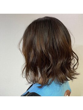 ワンズ 大里店(ONE'S) ボブ×ブラウンカラー
