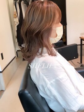 シェルハ(SHELHA) 【橿渕昭希】ベージュ×ピンクベージュ