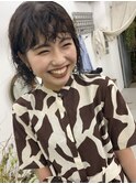 fin,/くびれヘア/似合わせカット/デザインカラー/ツートンカラー