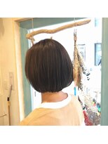 ターコイズ(Turquoise)&nbsp;前下がりボブ×アッシュベージュ