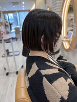 アドラーブル けやき通り店(adorable)&nbsp;【ミニボブ】ぱっつんボブ　20代30代