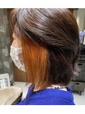 イヤリングカラー　ヘッドスパ　髪質改善