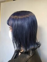 エイト 上野店(EIGHT ueno)&nbsp;【EIGHT 上野】佐藤 ブリーチ１回ネイビーブルー