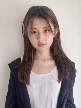 ラレイ(Lalei) ヘルシースタイルロングヘア×ダークグレーベージュ